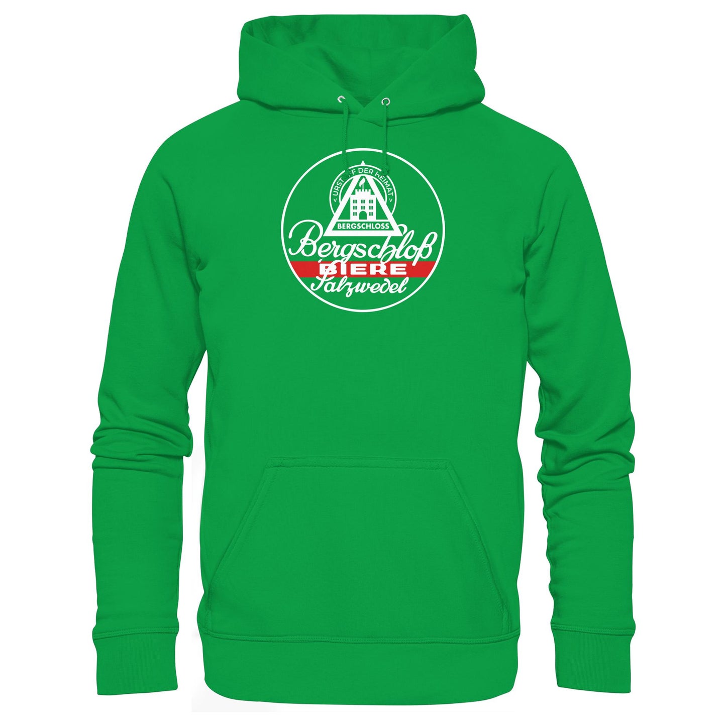 DDR Ostalgie Kapuze / Hoodie Unisex • BERGSCHLOSS BIERE SALZWEDEL