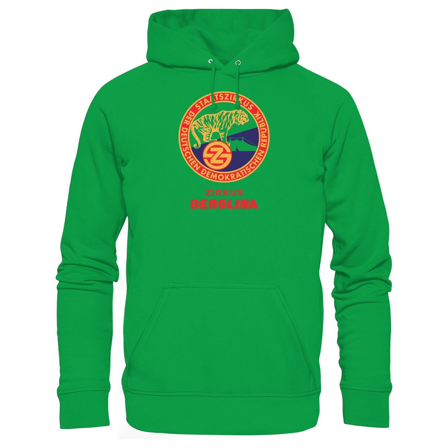 DDR Ostalgie Kapuze / Hoodie Unisex • DDR STAATSZIRKUS BEROLINA