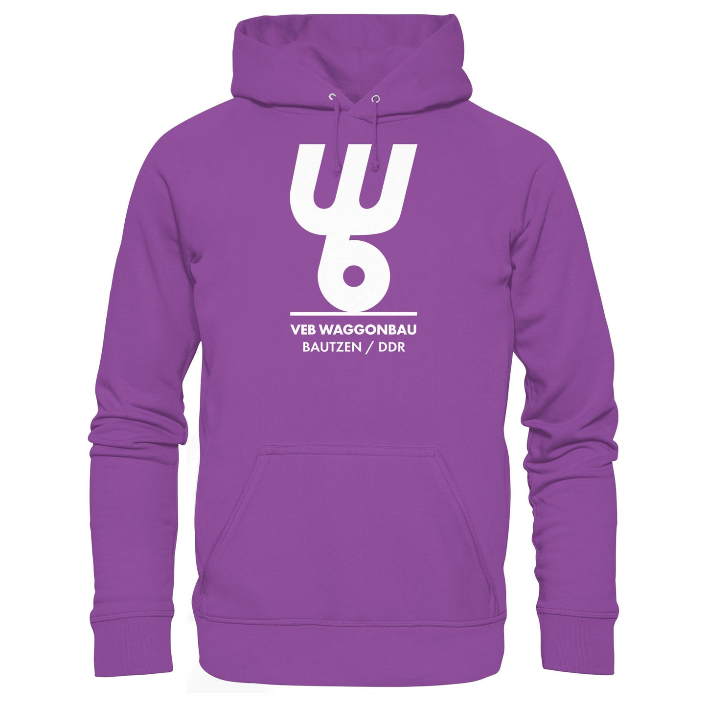 DDR Ostalgie Kapuze / Hoodie Unisex • VEB WAGGONBAU BAUTZEN