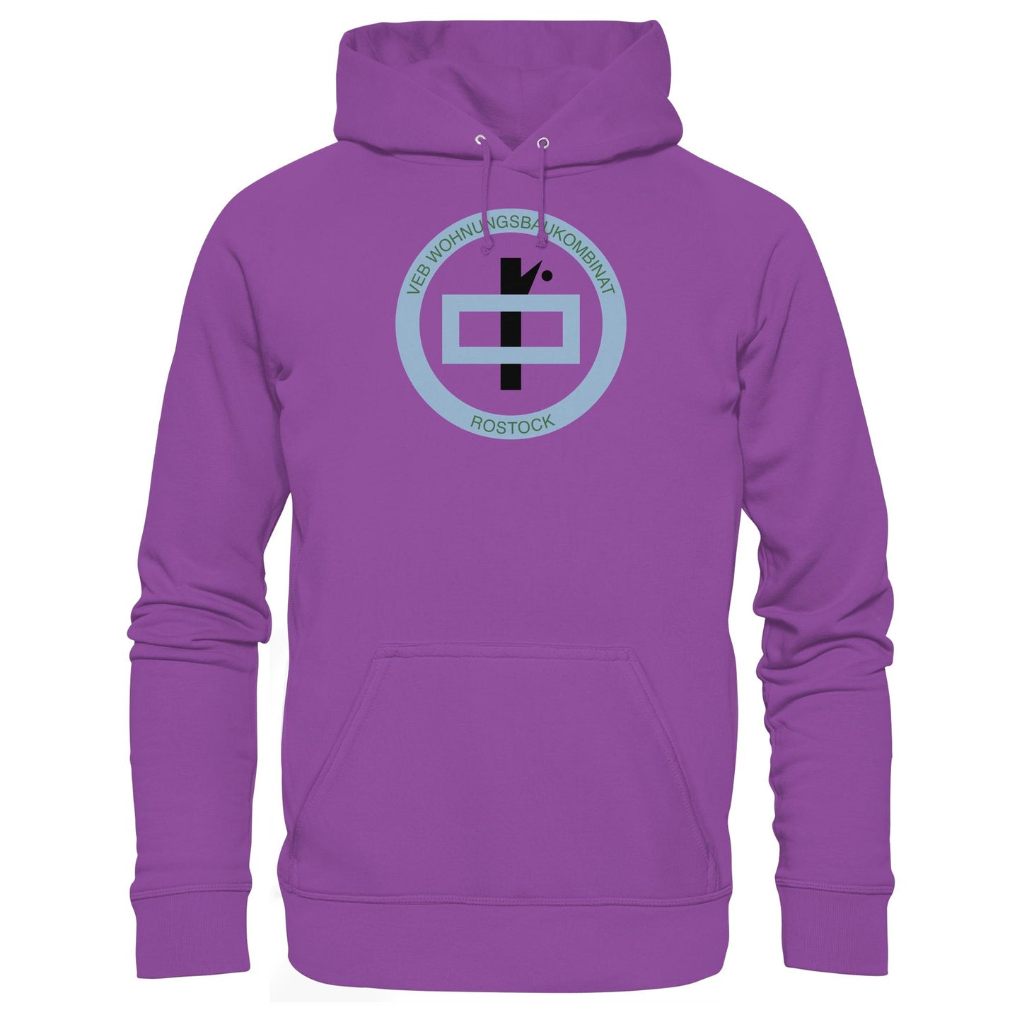 DDR Ostalgie Kapuze / Hoodie Unisex • VEB WOHNUNGSBAUKOMBINAT ROSTOCK