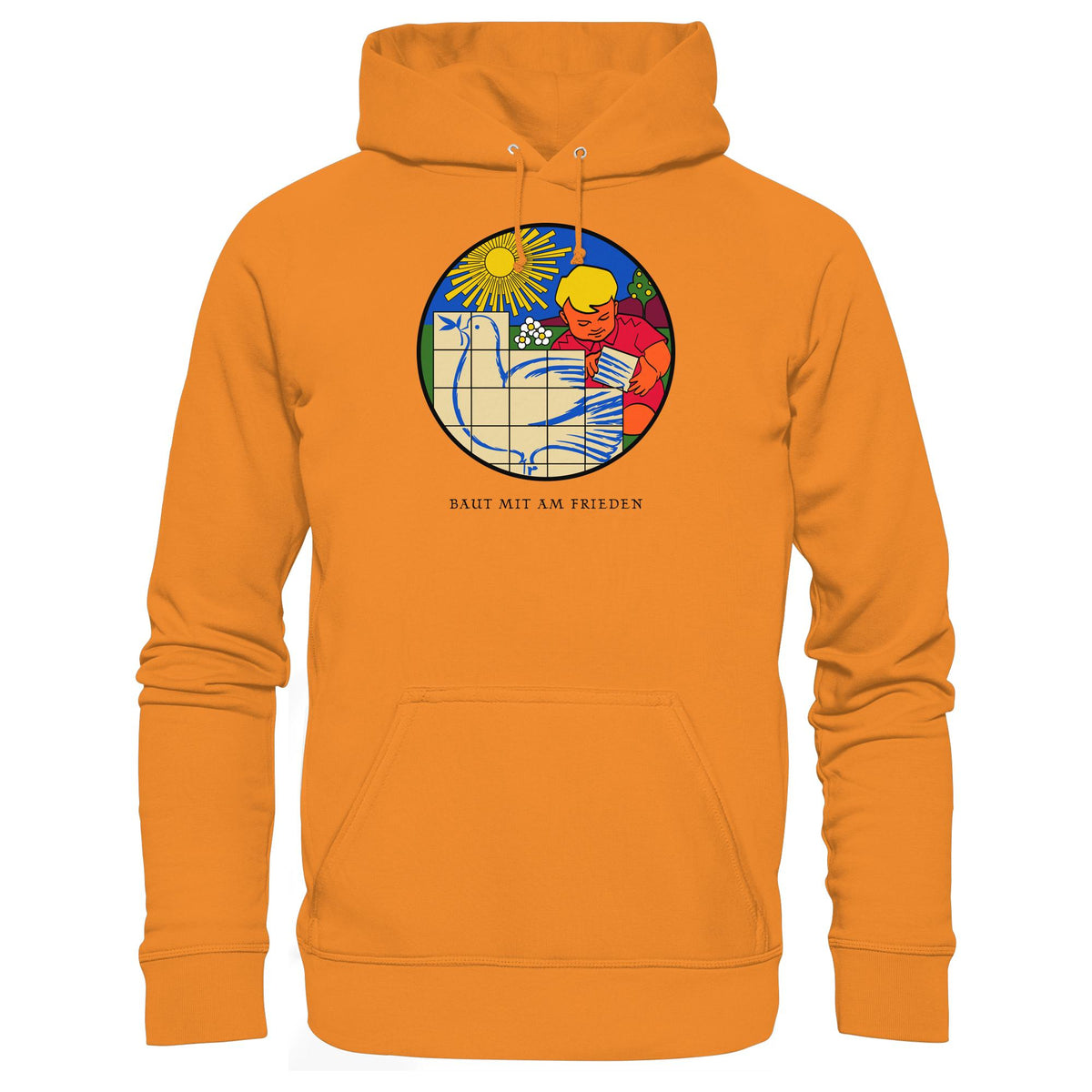 BAUT MIT AM FRIEDEN | DDR Ostalgie Kapuze / Hoodie Unisex