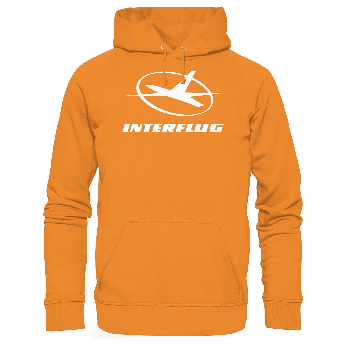 DDR Ostalgie Kapuze / Hoodie Unisex • INTERFLUG MONOCHROM