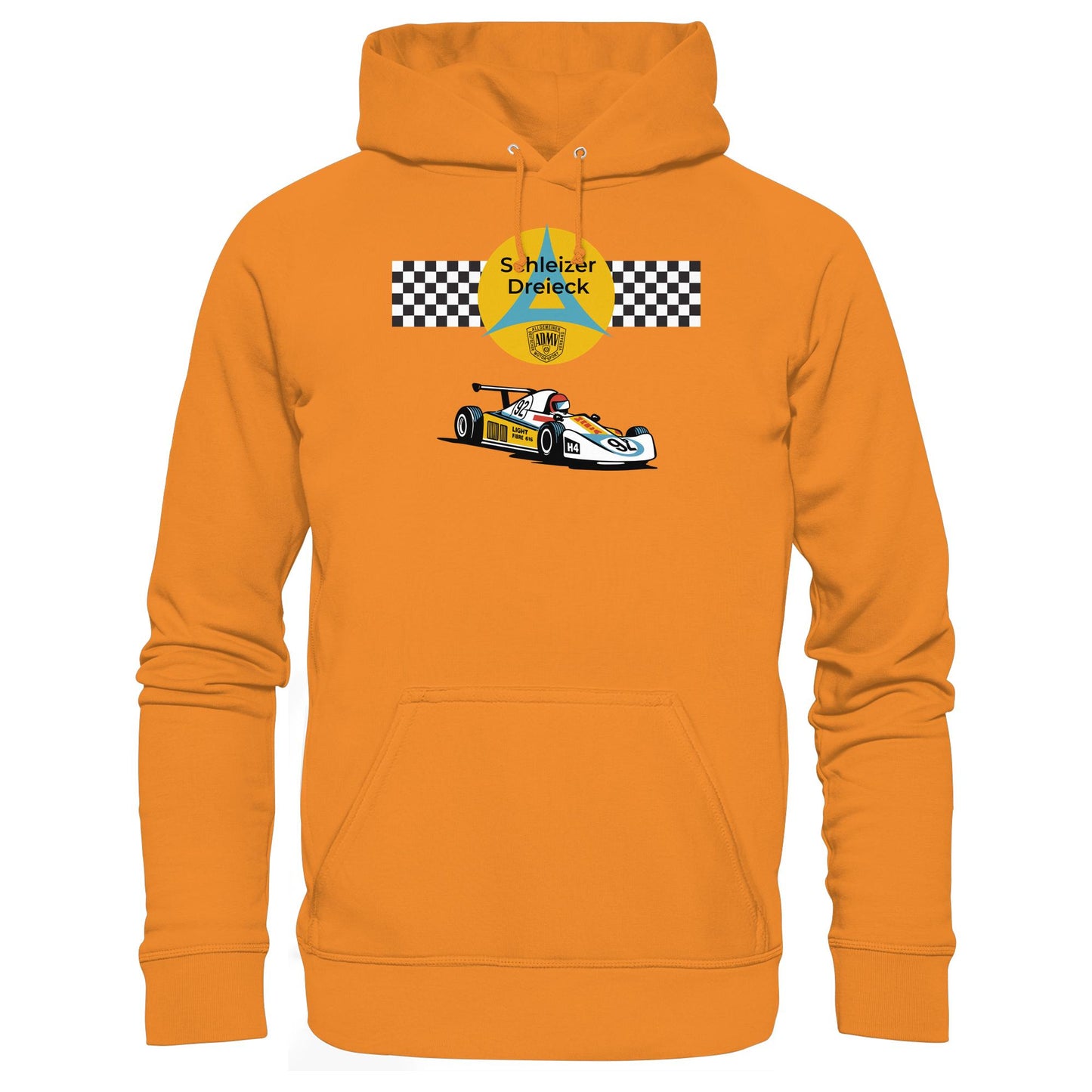 DDR Ostalgie Kapuze / Hoodie Unisex • SCHLEIZER DREIECK DDR (ORIGINAL-WIMPEL)