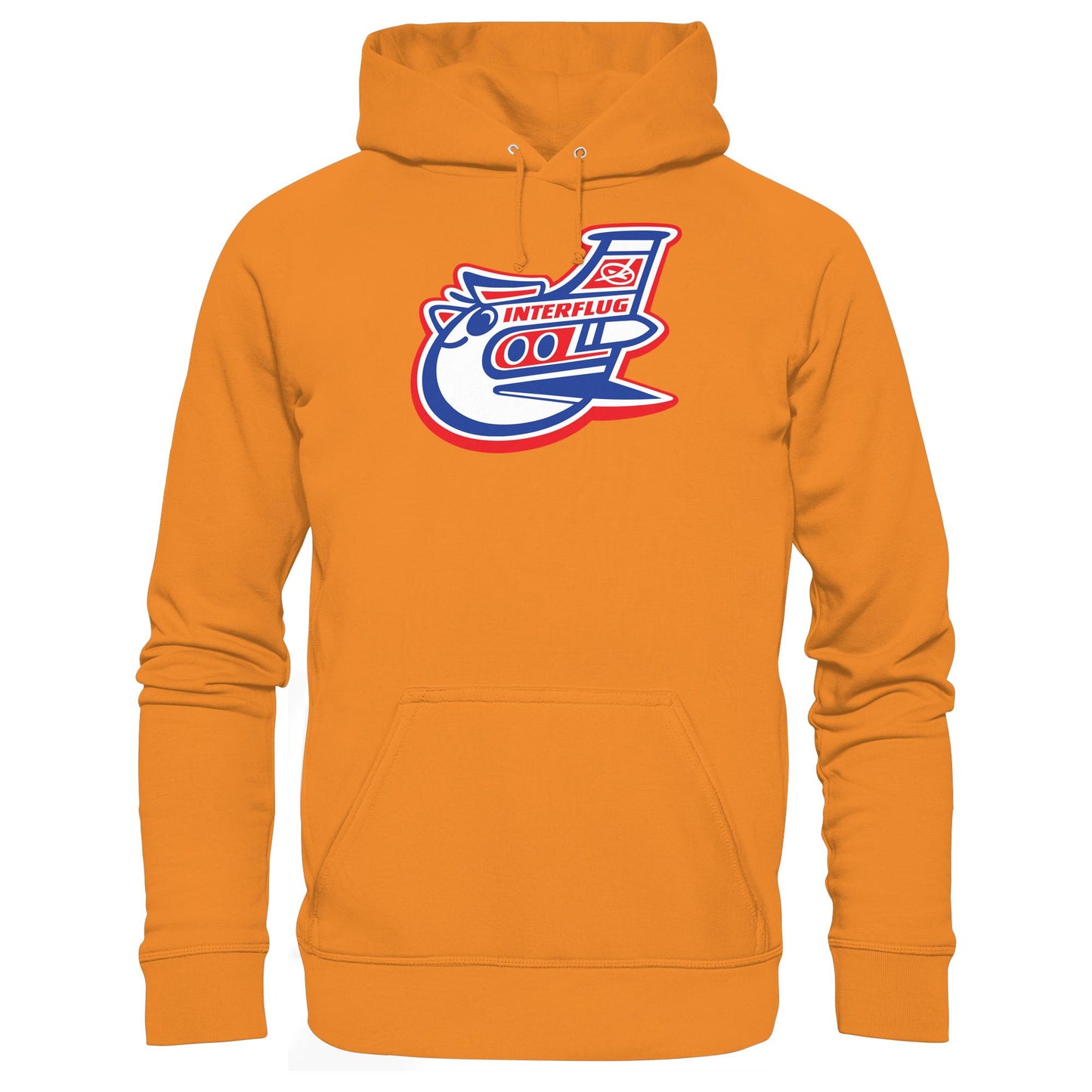 DDR Ostalgie Kapuze / Hoodie Unisex • INTERFLUG (ORIGINAL PIN)