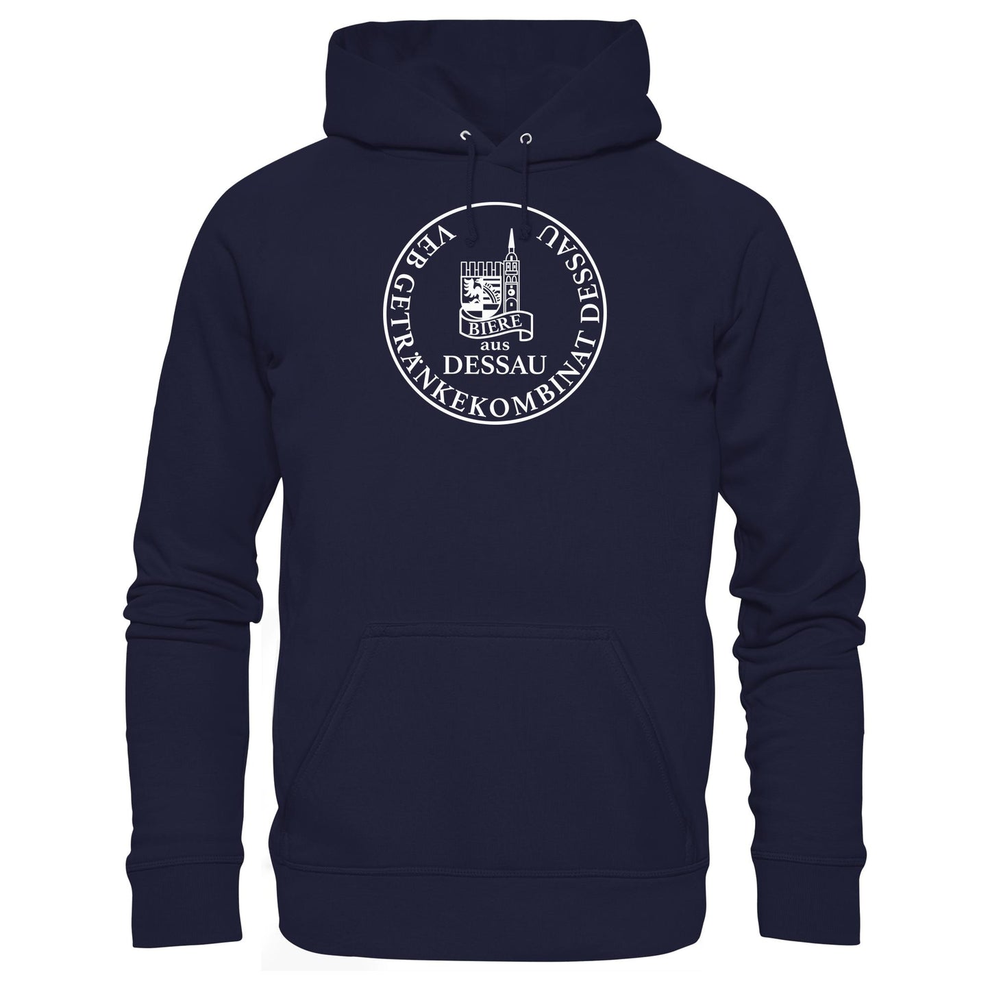 DDR Ostalgie Kapuze / Hoodie Unisex • VEB GETRÄNKEKOMBINAT DESSAU BIERE
