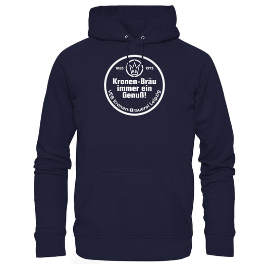 DDR Ostalgie Kapuze / Hoodie Unisex • VEB KRONEN-BRAUEREI BIER LEIPZIG