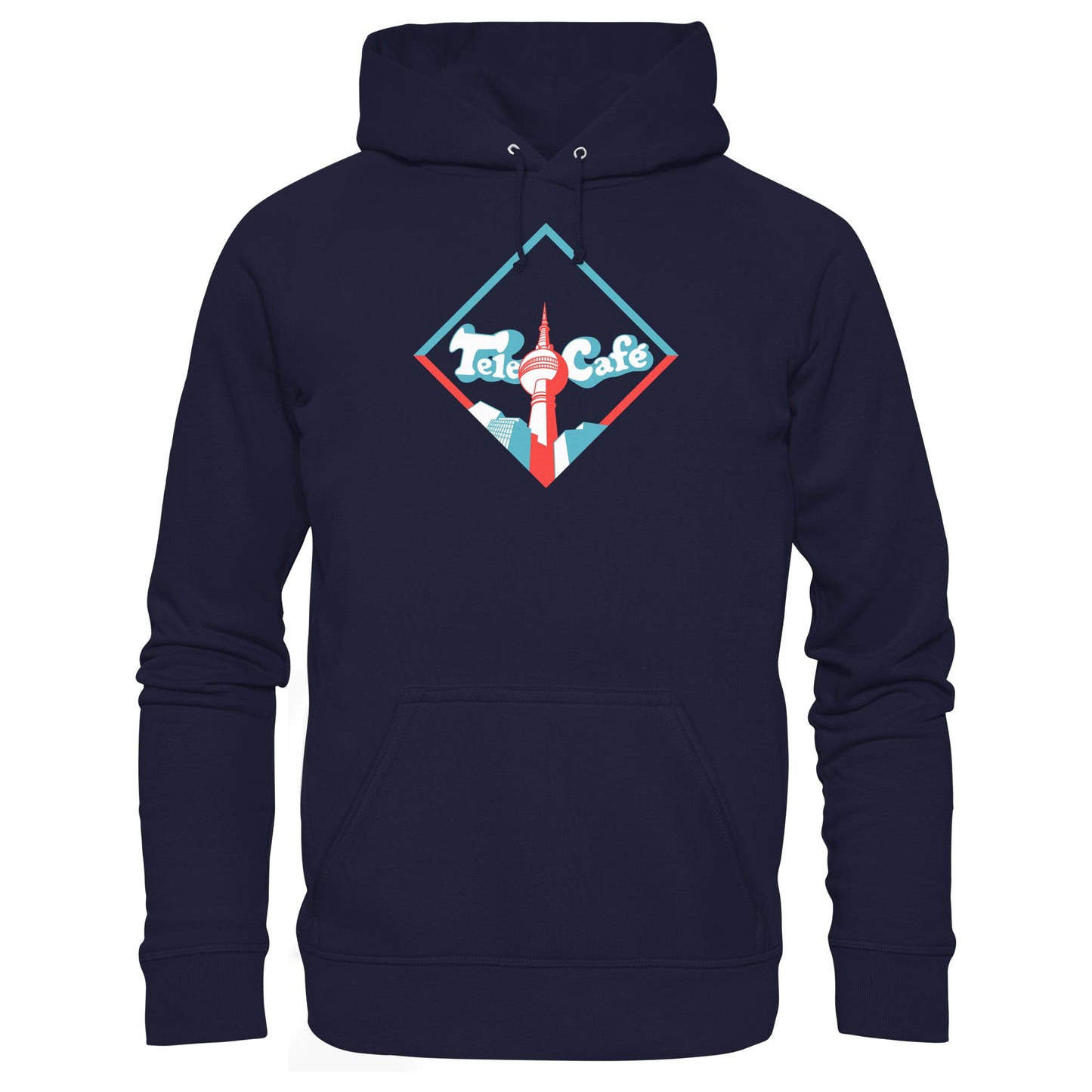 DDR Ostalgie Kapuze / Hoodie Unisex • TELE CAFÉ IM FERNSEHTURM BERLIN