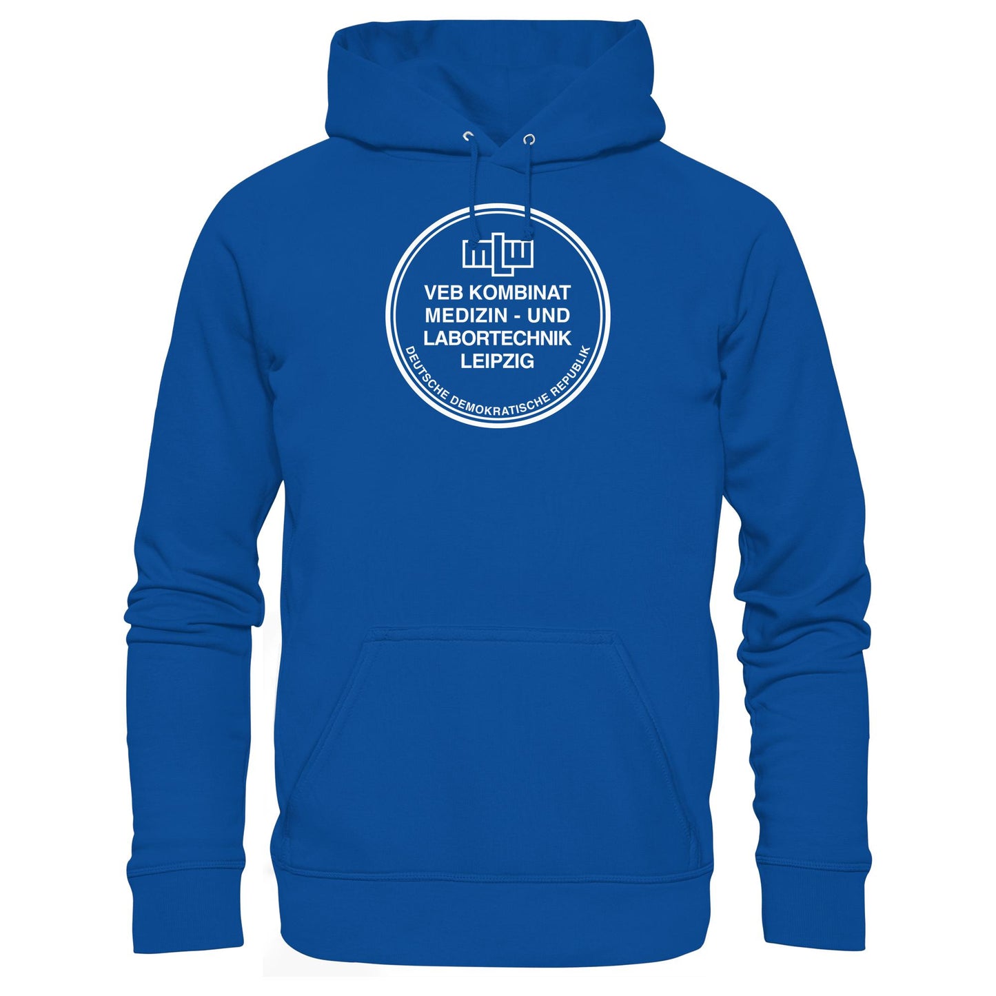 DDR Ostalgie Kapuze / Hoodie Unisex • VEB KOMBINAT MEDIZIN- UND LABORTECHNIK LEIPZIG