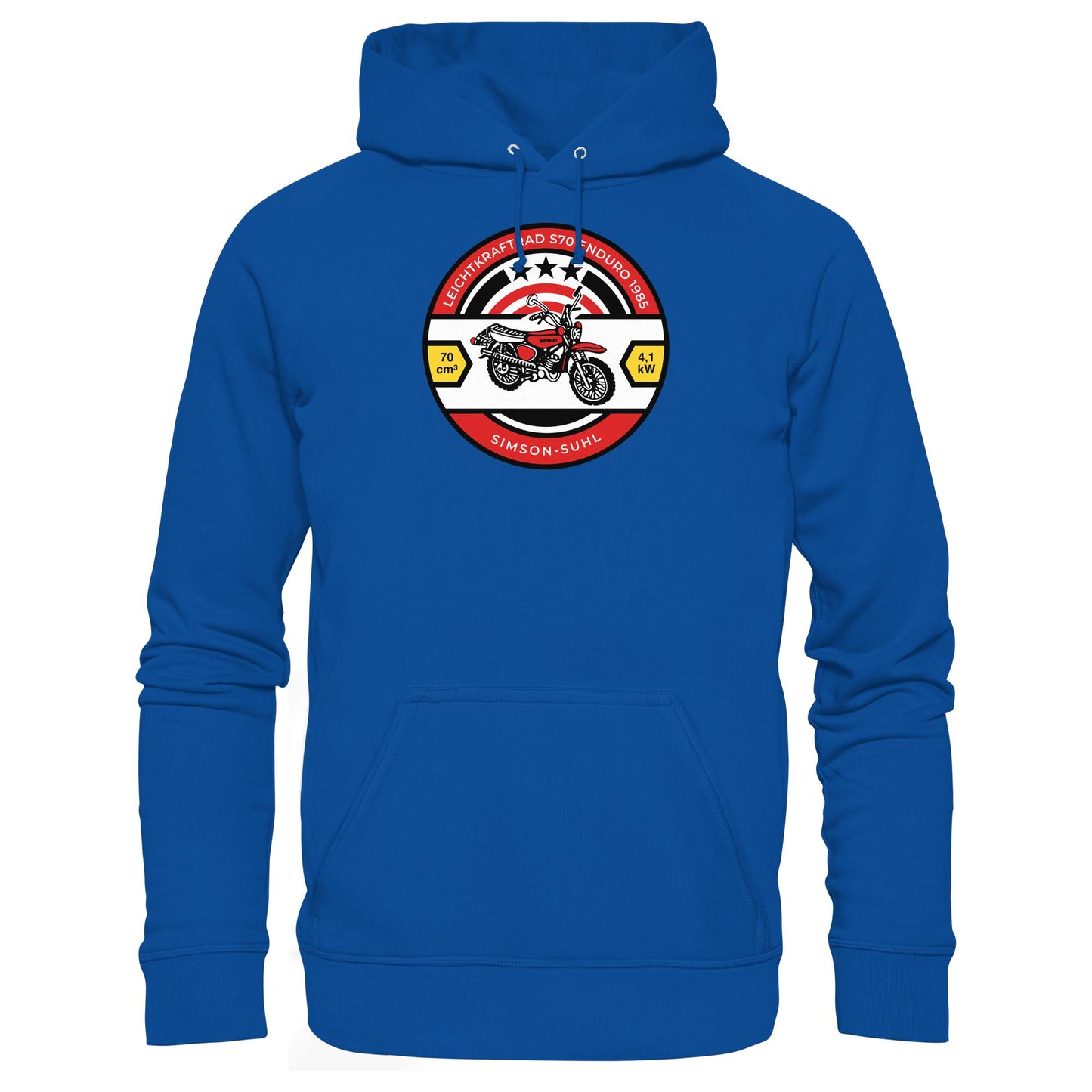 DDR Ostalgie Kapuze / Hoodie Unisex • SIMSON S70 - ORIGINAL BIERDECKEL