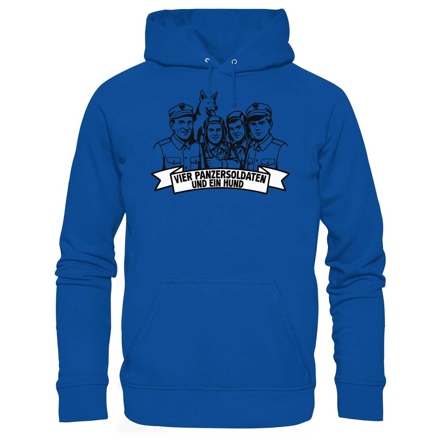 DDR Ostalgie Kapuze / Hoodie Unisex • VIER PANZERSOLDATEN UND EIN HUND