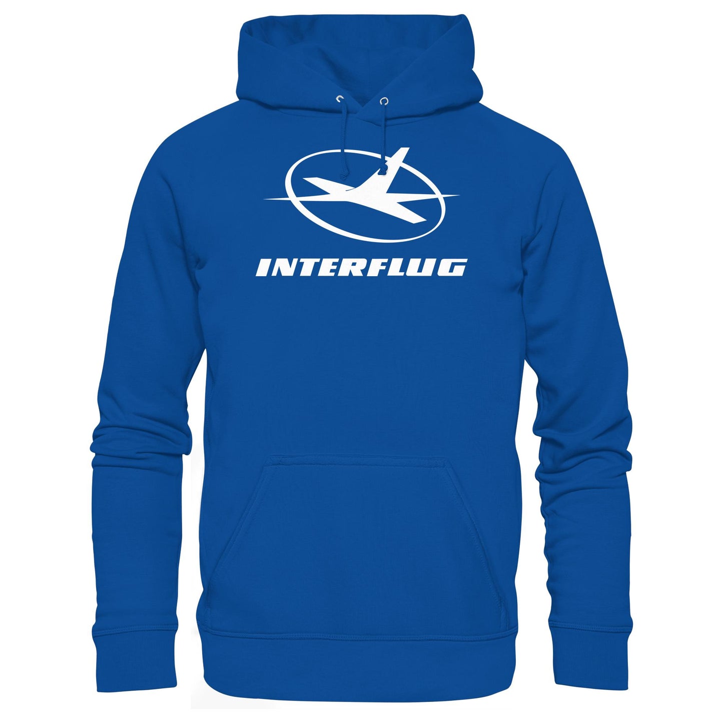 DDR Ostalgie Kapuze / Hoodie Unisex • INTERFLUG MONOCHROM