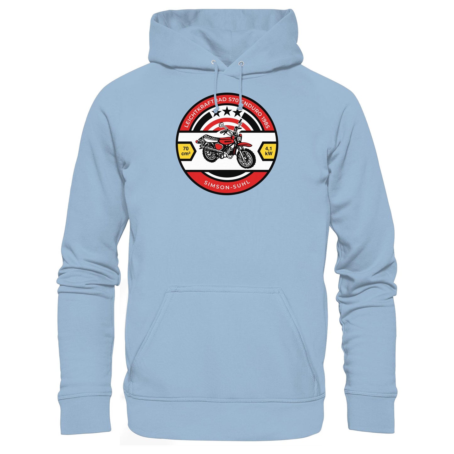 DDR Ostalgie Kapuze / Hoodie Unisex • SIMSON S70 - ORIGINAL BIERDECKEL