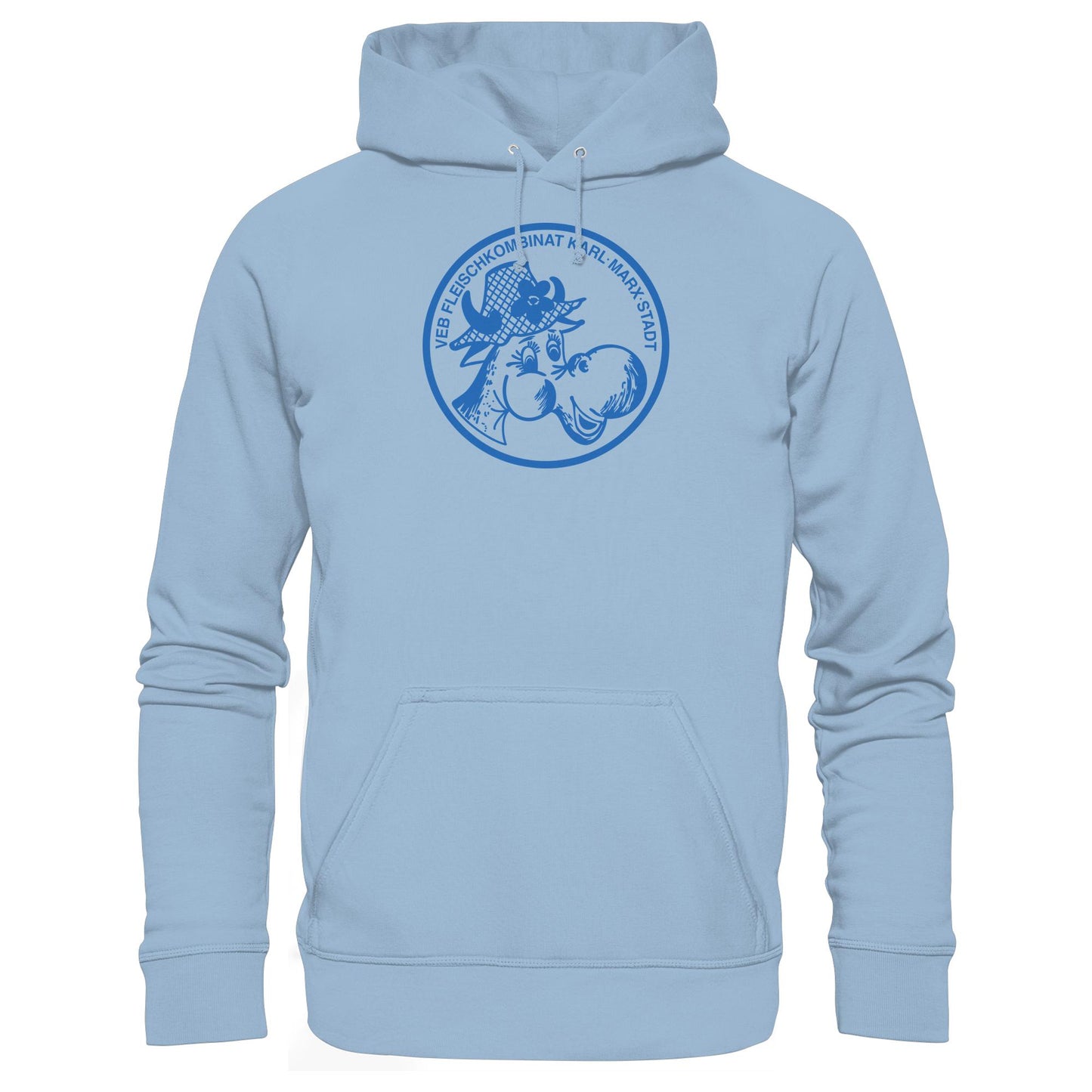 DDR Ostalgie Kapuze / Hoodie Unisex • VEB FLEISCHKOMBINAT KARL-MARX-STADT
