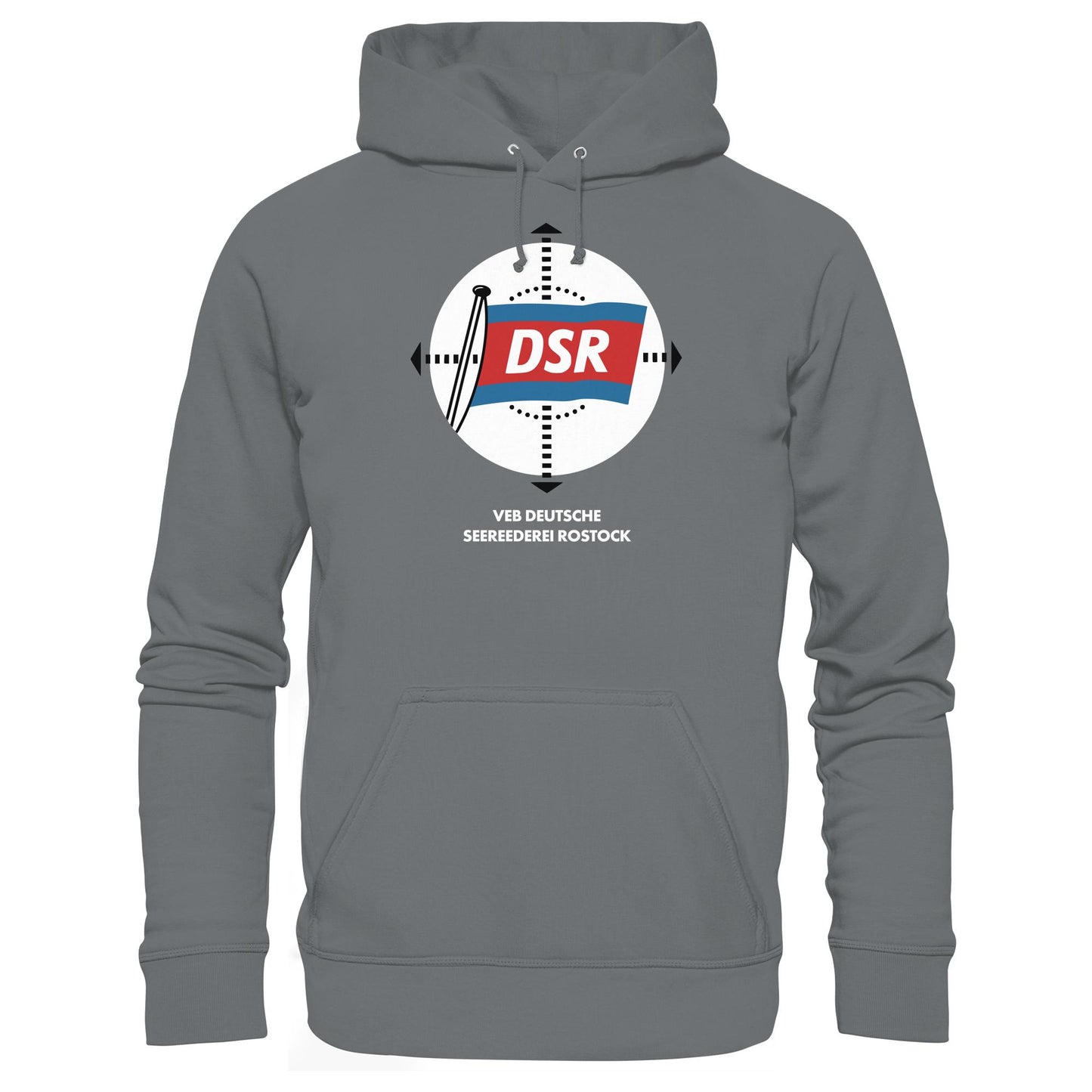 DDR Ostalgie Kapuze / Hoodie Unisex • DSR - VEB DEUTSCHE SEEREEDEREI ROSTOCK