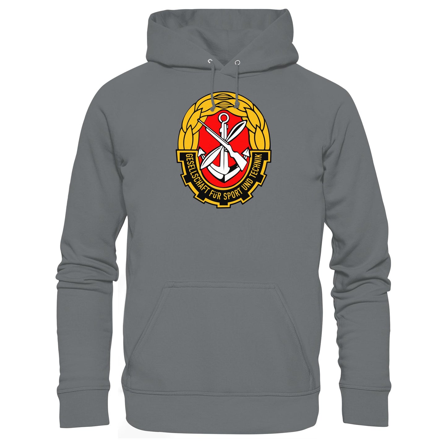 DDR Ostalgie Kapuze / Hoodie Unisex • GST - GESELLSCHAFT FÜR SPORT UND TECHNIK