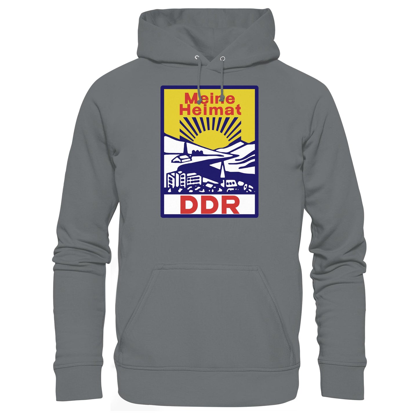 DDR Ostalgie Kapuze / Hoodie Unisex • MEINE HEIMAT DDR