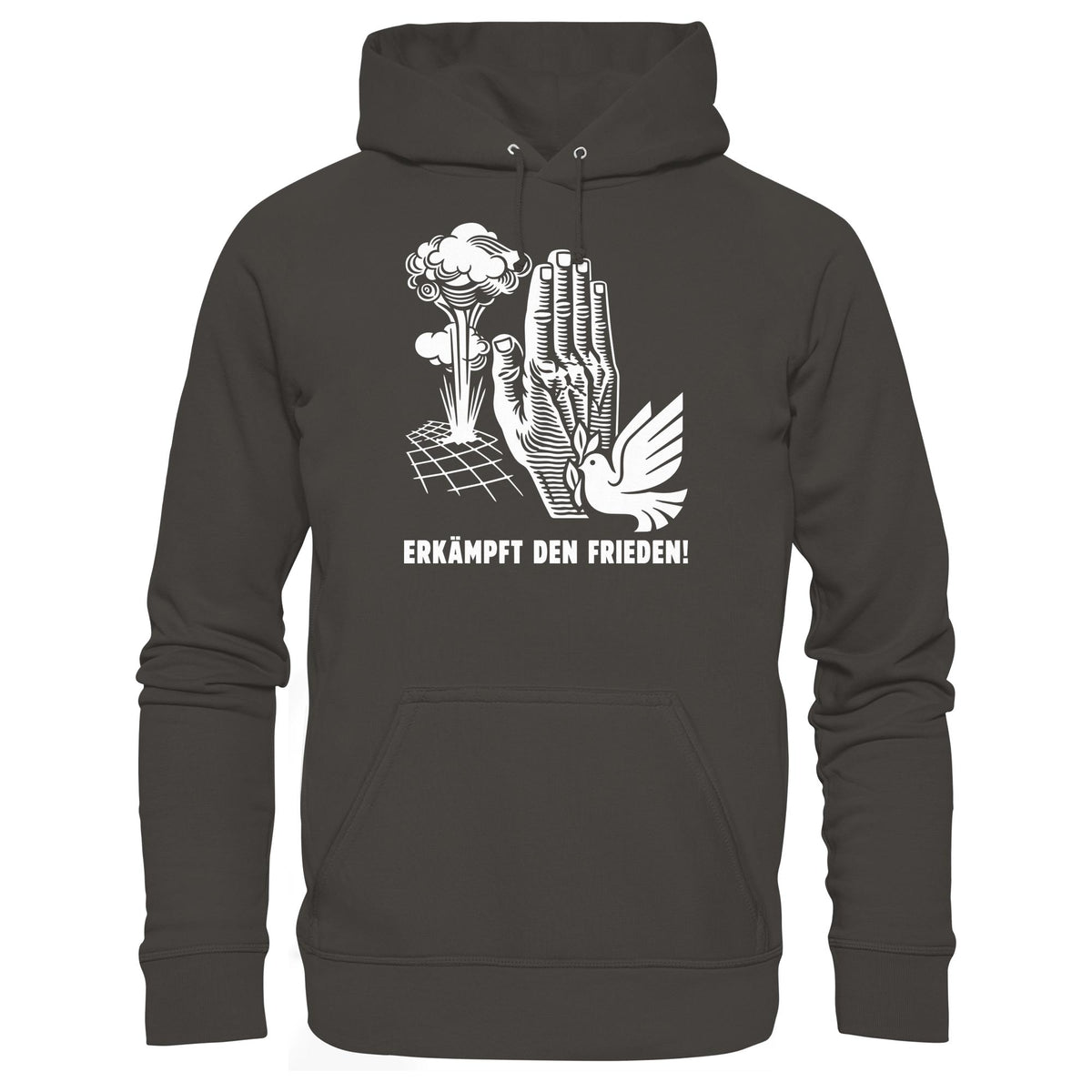 DDR Ostalgie Kapuze / Hoodie Unisex • ERKÄMPFT DEN FRIEDEN! (ORIGINAL-PLAKAT)