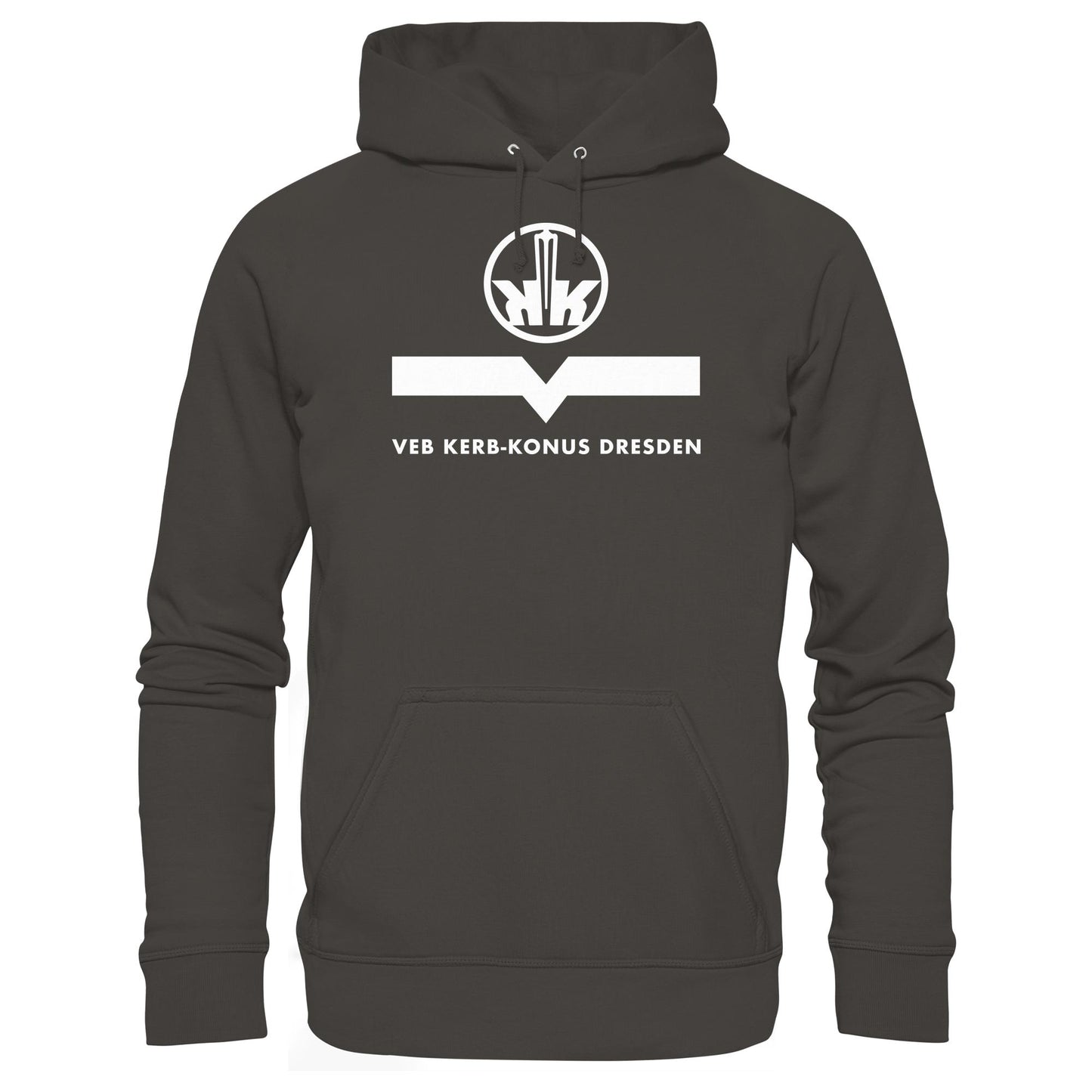 DDR Ostalgie Kapuze / Hoodie Unisex • VEB KERB-KONUS DRESDEN