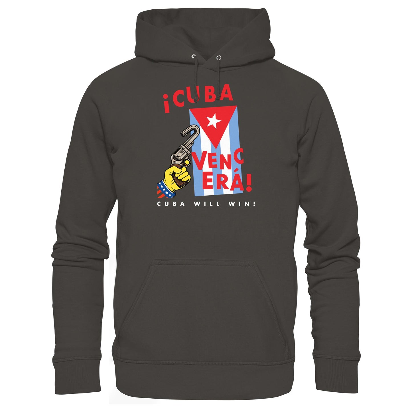 DDR Ostalgie Kapuze / Hoodie Unisex • VENCERÁ! CUBA WILL WIN! (ORIGINAL POSTER KUBA)