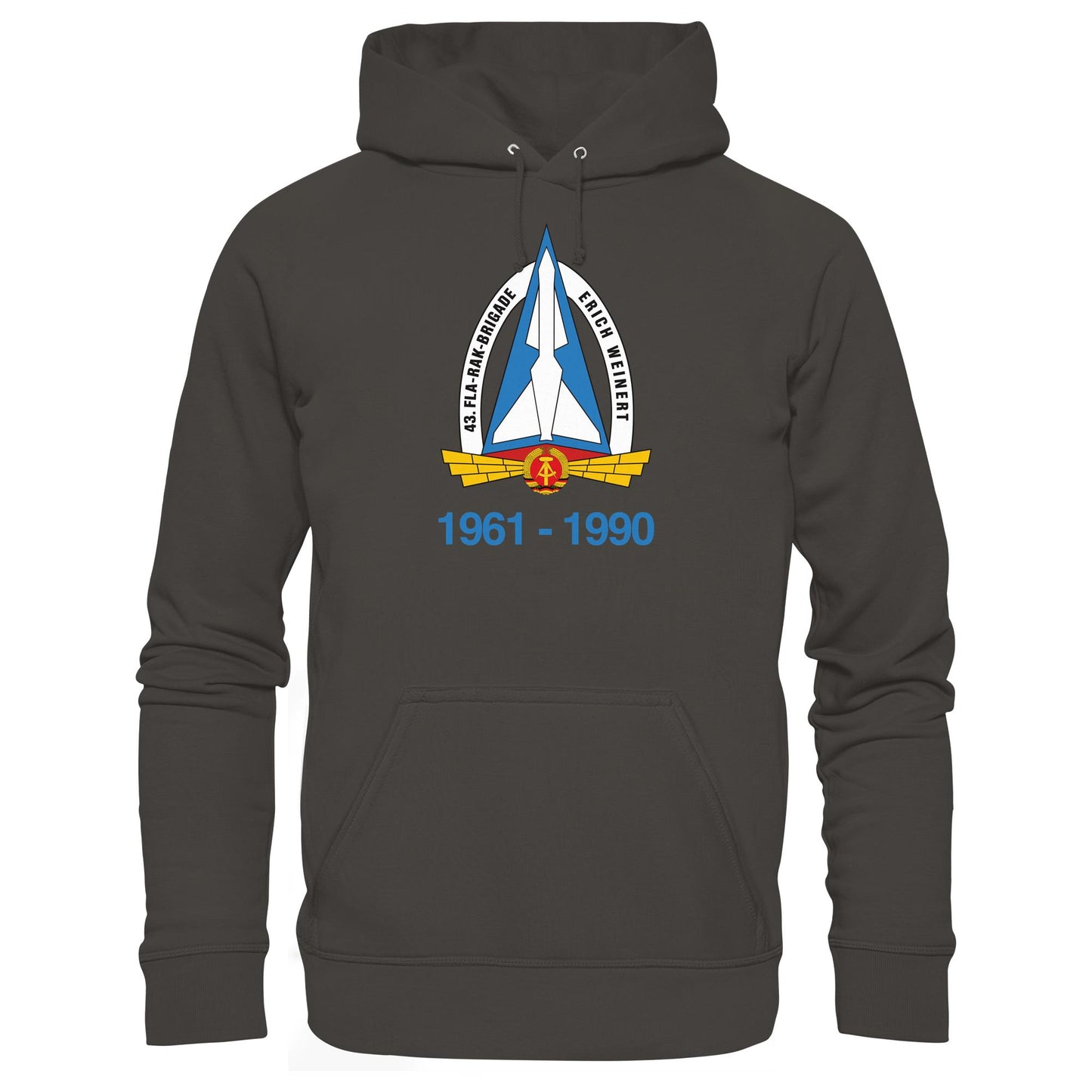 DDR Ostalgie Kapuze / Hoodie Unisex • 43. FLA-RAK-BRIGADE ERICH WEINERT