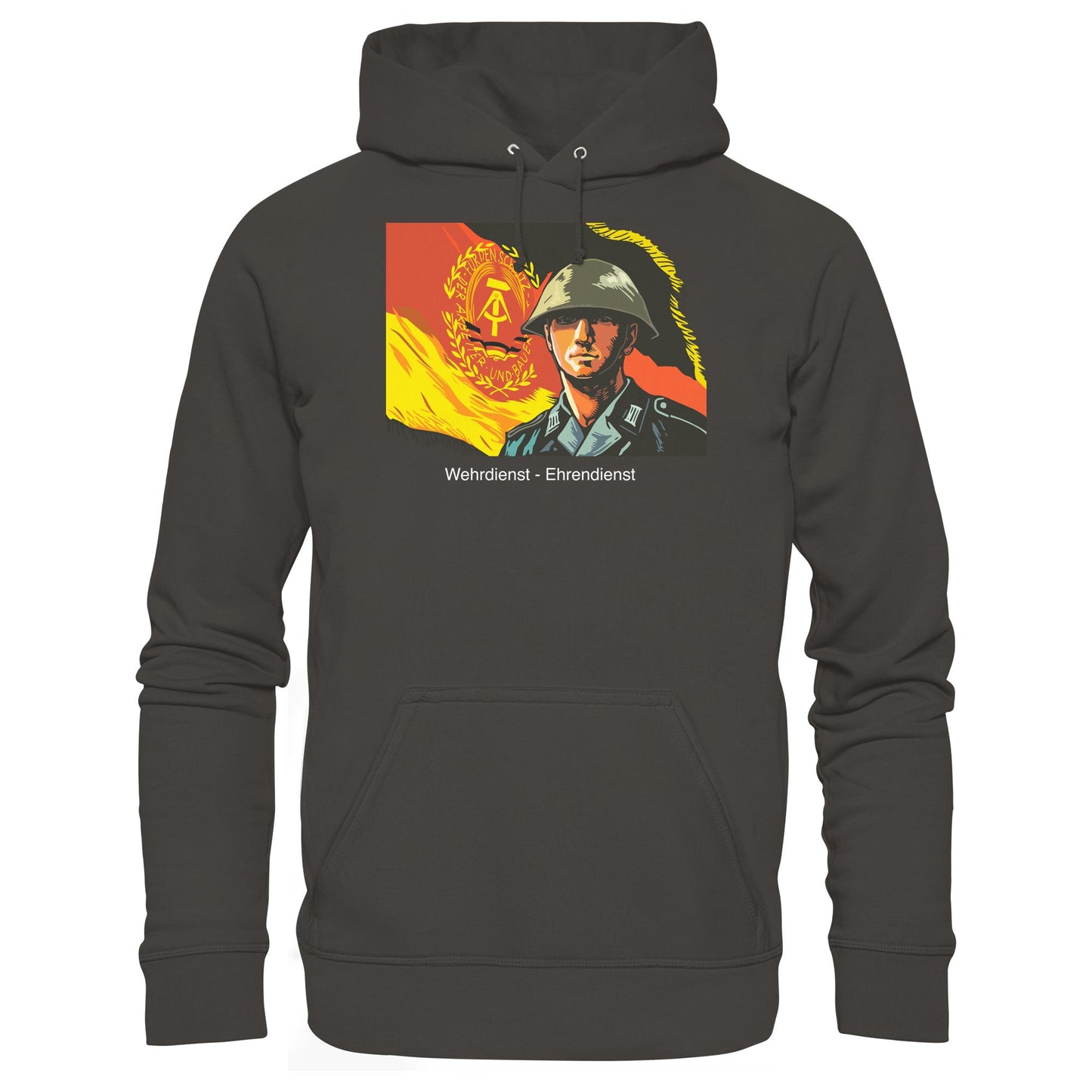 DDR Ostalgie Kapuze / Hoodie Unisex • NVA WEHRDIENST - EHRENDIENST