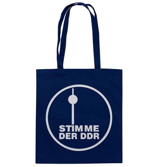 DDR Ostalgie Baumwolltasche • STIMME DER DDR - DUNKEL