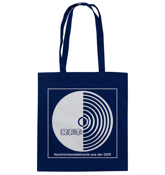 DDR Ostalgie Baumwolltasche • RFT NACHRICHTENELEKTRONIK AUS DER DDR