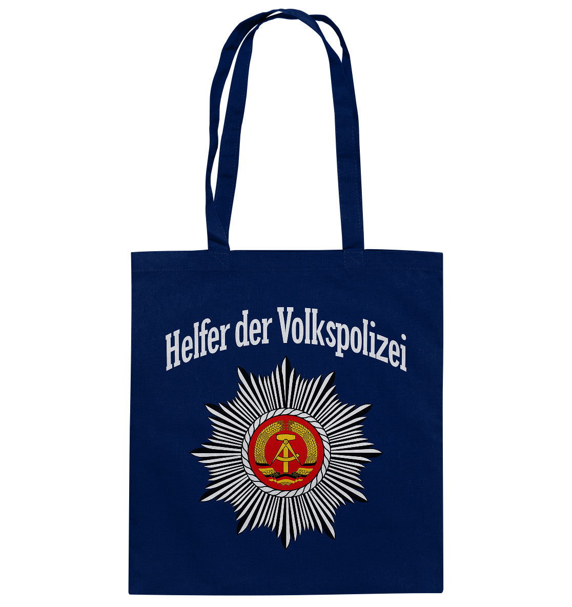 DDR Ostalgie Baumwolltasche • HELFER DER VOLKSPOLIZEI