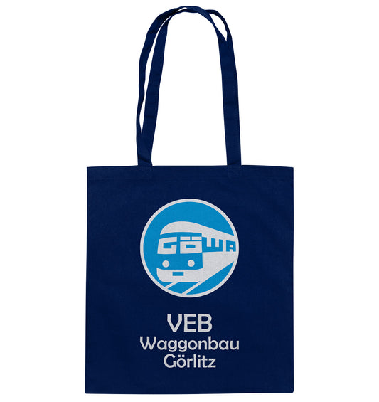 DDR Ostalgie Baumwolltasche • VEB WAGGONBAU GÖRLITZ