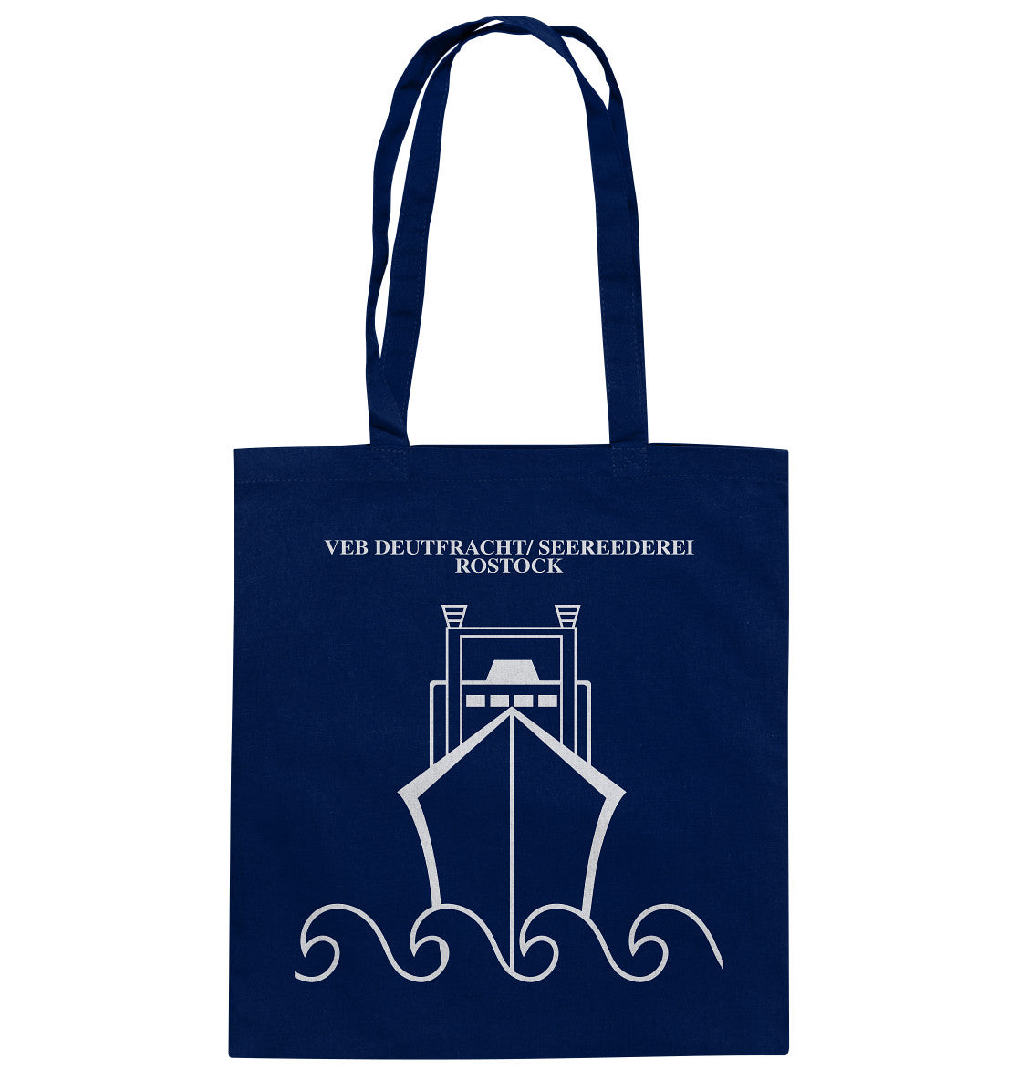 DDR Ostalgie Baumwolltasche • VEB DEUTFRACHT SEEREEDEREI ROSTOCK