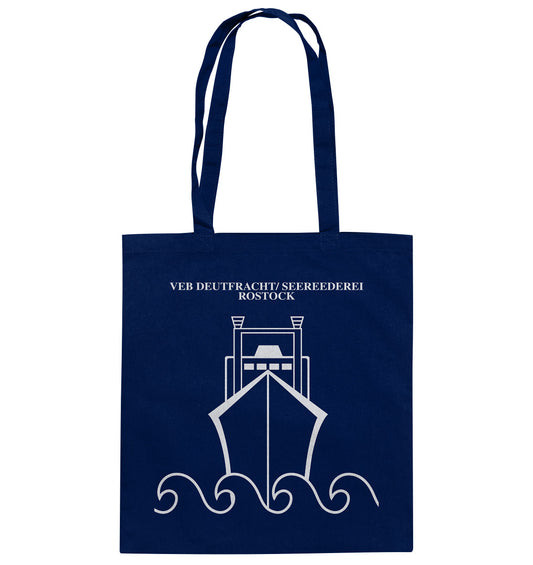 DDR Ostalgie Baumwolltasche • VEB DEUTFRACHT SEEREEDEREI ROSTOCK