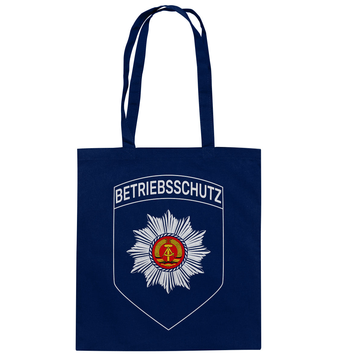 DDR Ostalgie Baumwolltasche • BETRIEBSSCHUTZ BADGE