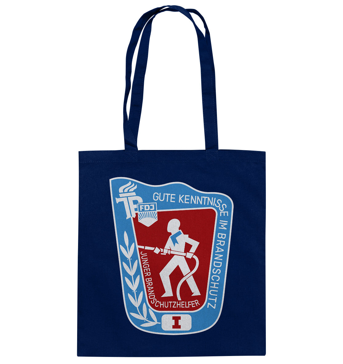 DDR Ostalgie Baumwolltasche • JUNGER BRANDSCHUTZHELFER