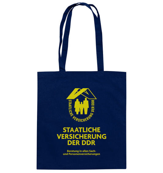 DDR Ostalgie Baumwolltasche • STAATLICHE VERSICHERUNG DER DDR