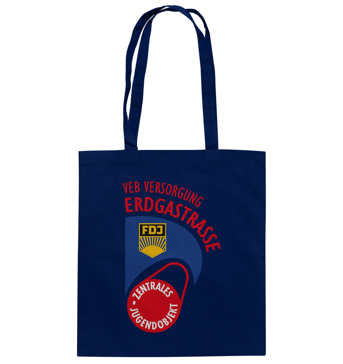 DDR Ostalgie Baumwolltasche • ERDGASTRASSE
