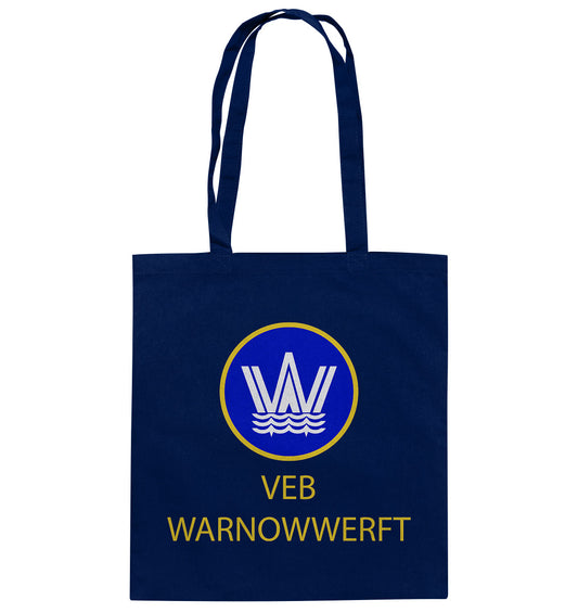 DDR Ostalgie Baumwolltasche • VEB WARNOWWERFT WARNEMÜNDE