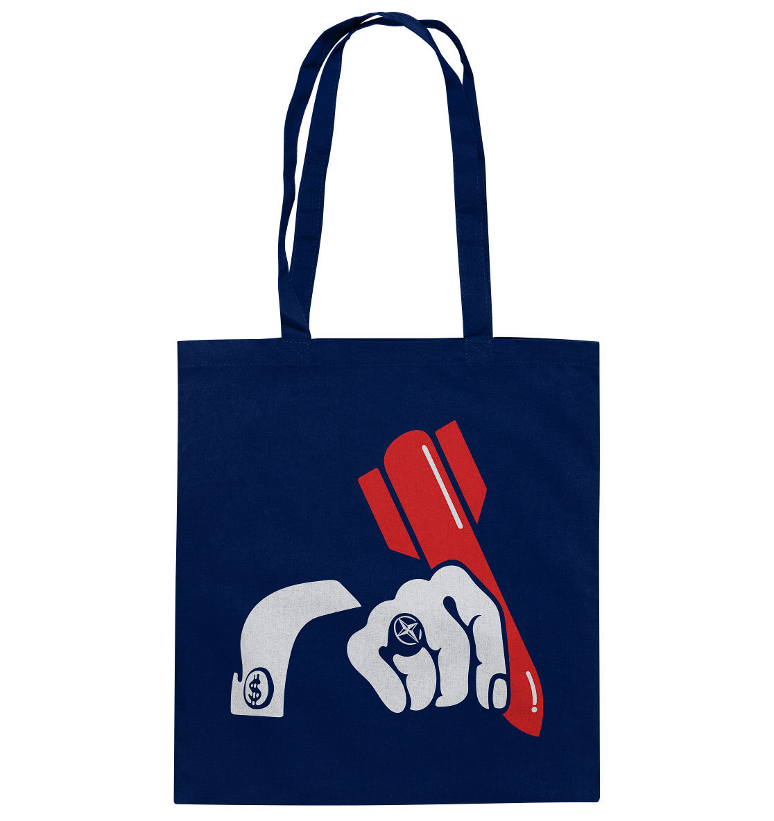 DDR Ostalgie Baumwolltasche • ANTI-NATO, ANTI-PERSHING FRIEDENSPLAKAT