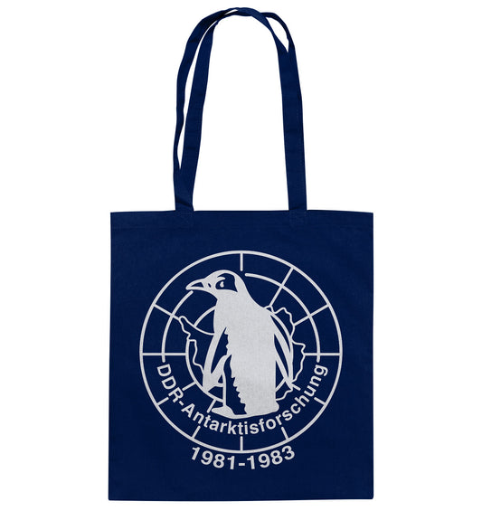 DDR Ostalgie Baumwolltasche • ANTARKTISFORSCHUNG DER DDR - 1981-1983, POSTSTEMPEL