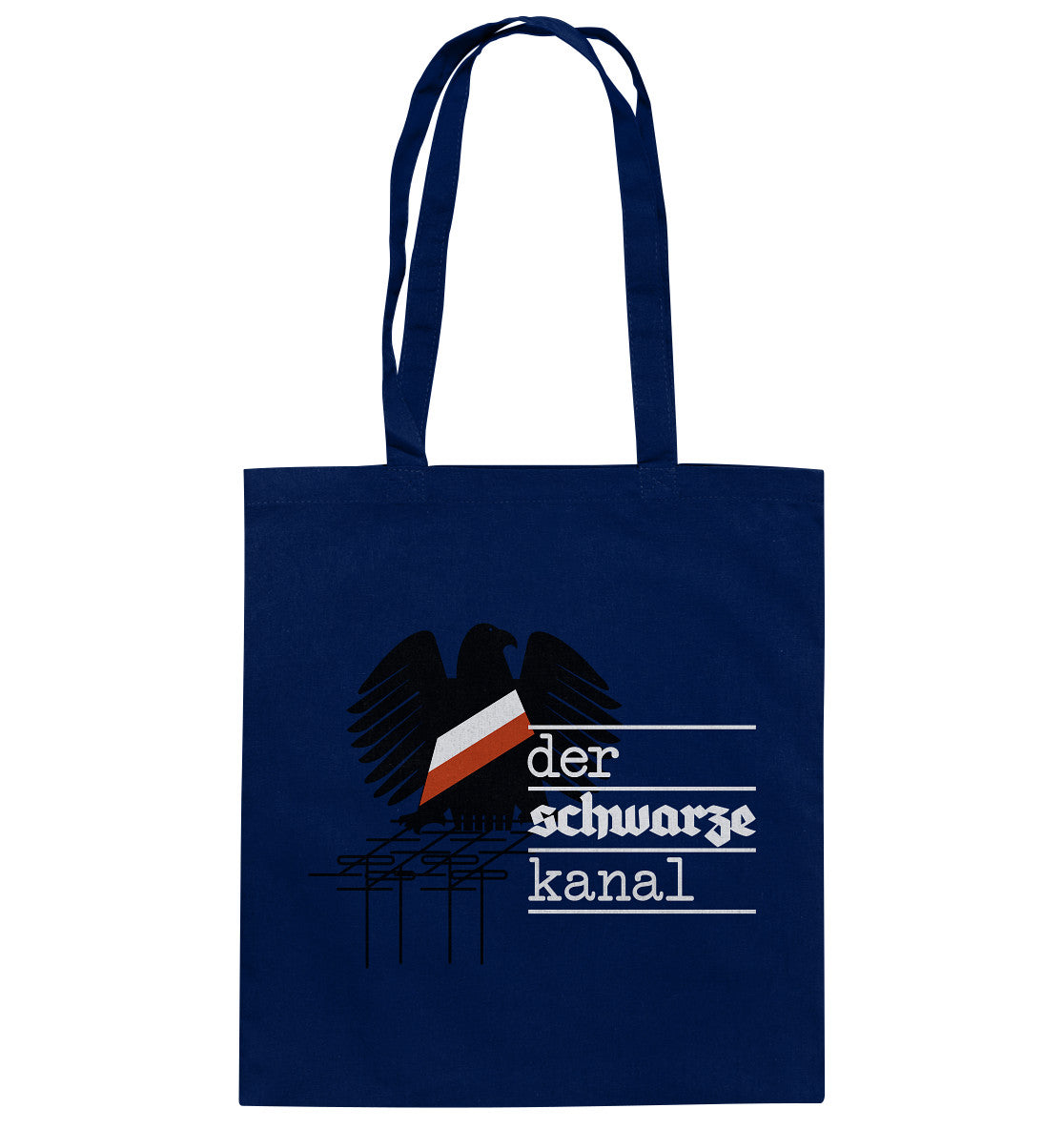 DDR Ostalgie Baumwolltasche • DER SCHWARZE KANAL