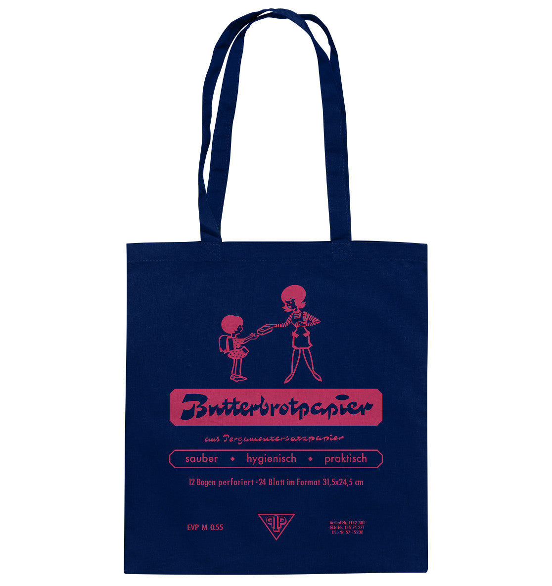 BAUMWOLLTASCHE • DDR-BUTTERBROTPAPIER
