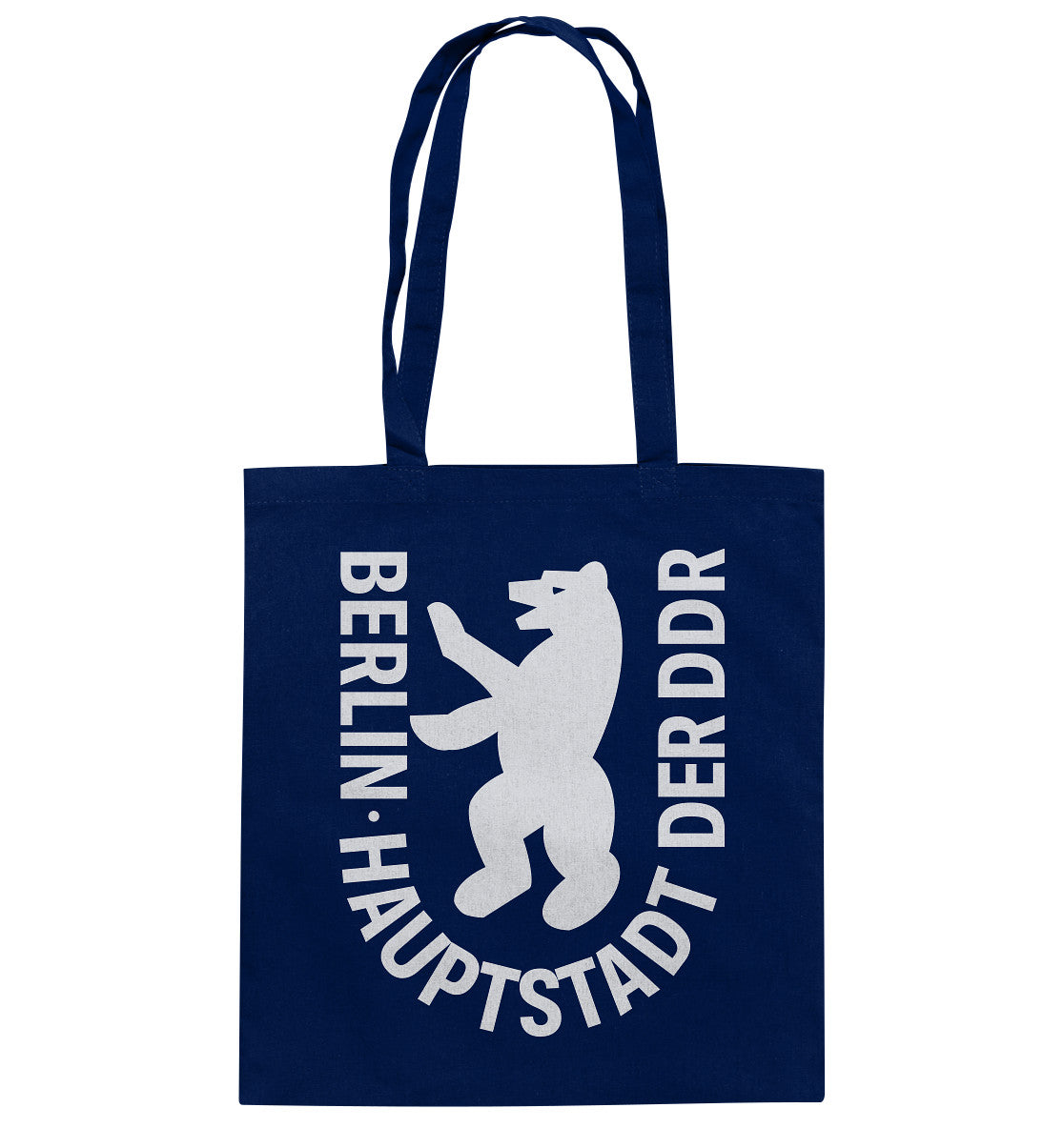 DDR Ostalgie Baumwolltasche • BERLIN - HAUPTSTADT DER DDR