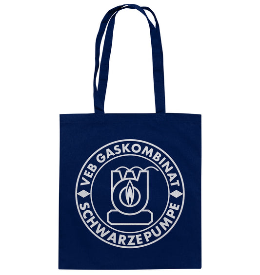 DDR Ostalgie Baumwolltasche • VEB GASKOMBINAT SCHWARZE PUMPE