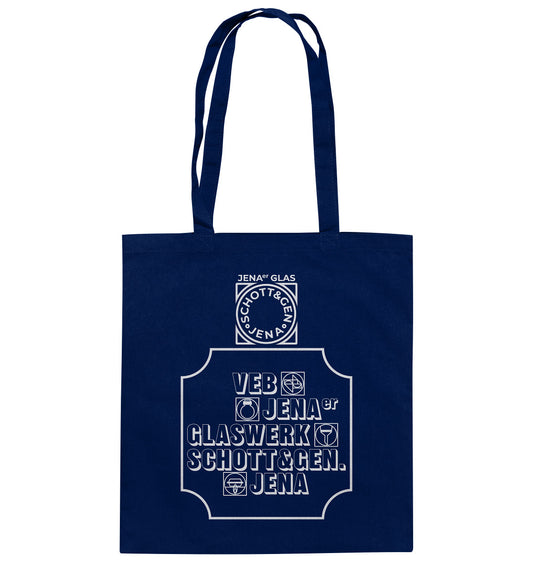 DDR Ostalgie Baumwolltasche • VEB JENAER GLASWERK