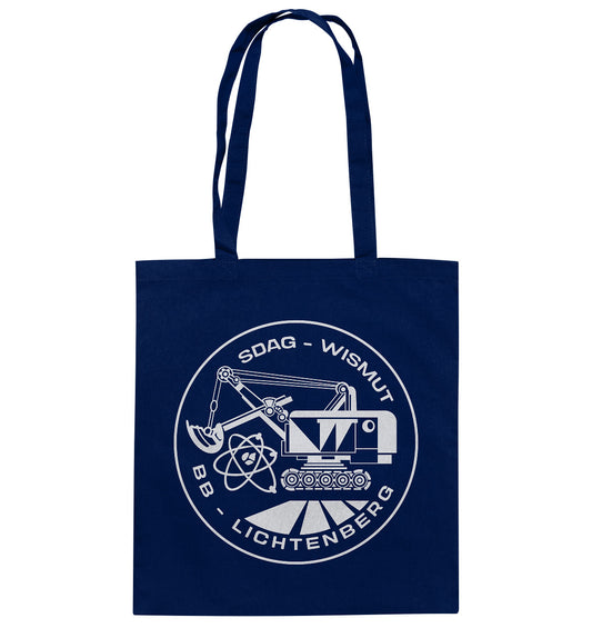 DDR Ostalgie Baumwolltasche • SDAG WISMUT - BB LICHTENBERG - Baumwolltasche