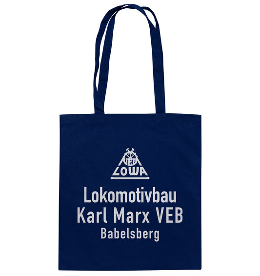 DDR Ostalgie Baumwolltasche • VEB LOWA BABELSBERG