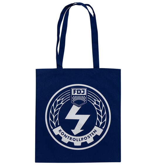 DDR Ostalgie Baumwolltasche • FDJ KONTROLLPOSTEN