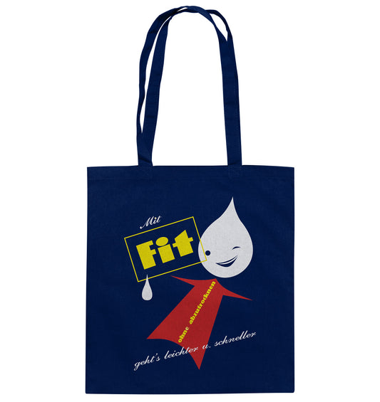 DDR Ostalgie Baumwolltasche • FIT SPÜLMITTEL - OHNE ABTROCKNEN