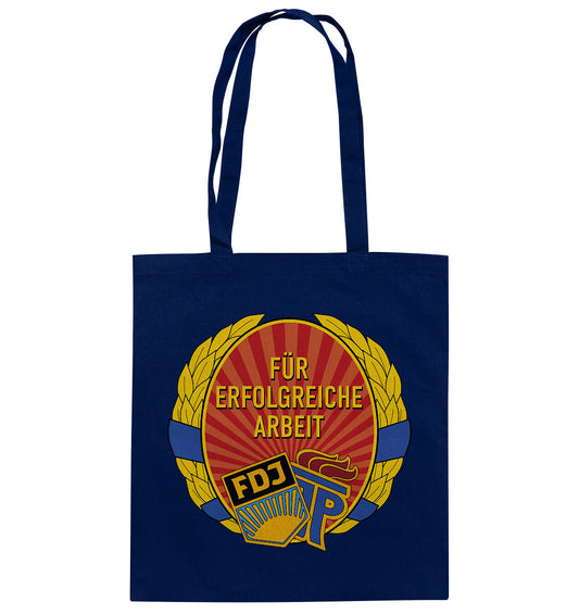 DDR Ostalgie Baumwolltasche • ABZEICHEN - FÜR ERFOLGREICHE ARBEIT