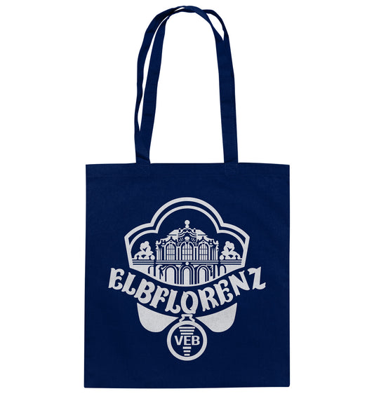 DDR Ostalgie Baumwolltasche • VEB ELBFLORENZ DRESDEN