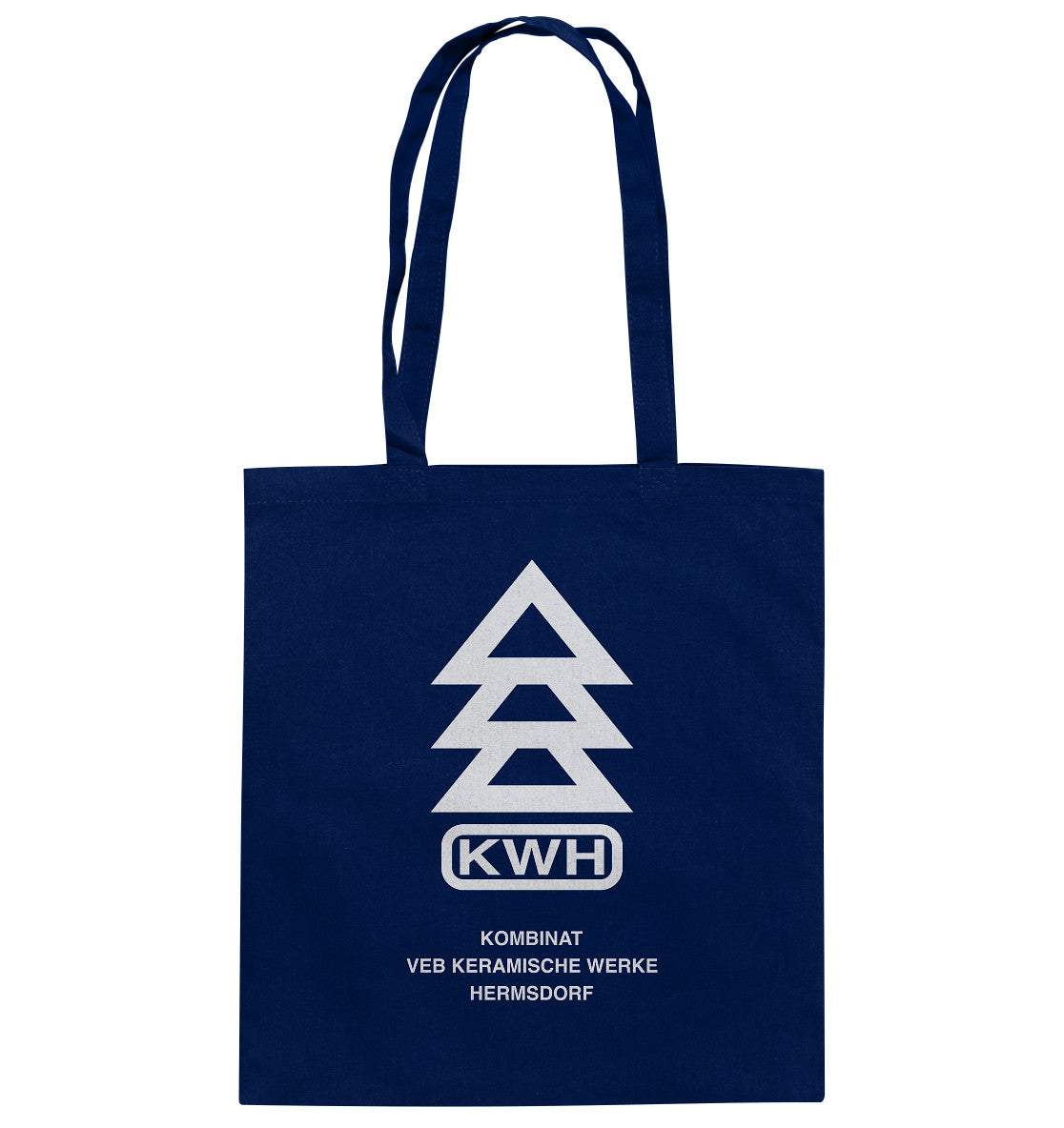 DDR Ostalgie Baumwolltasche • VEB KOMBINAT KERAMISCHE WERKE HERMSDORF